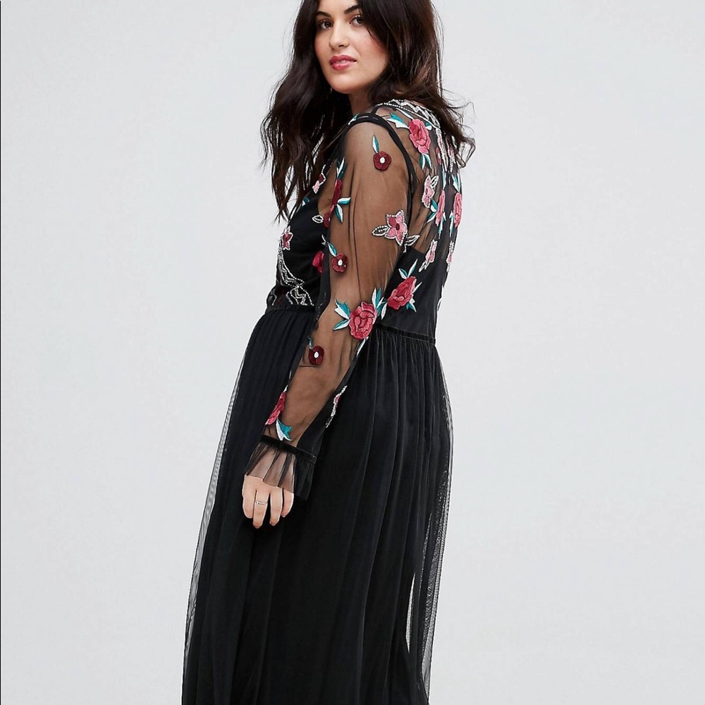 NWT embroidered dress